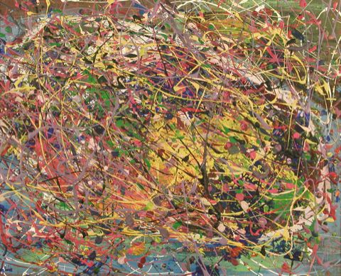 Sun Breaks Through The Forest Floor - Acrylic